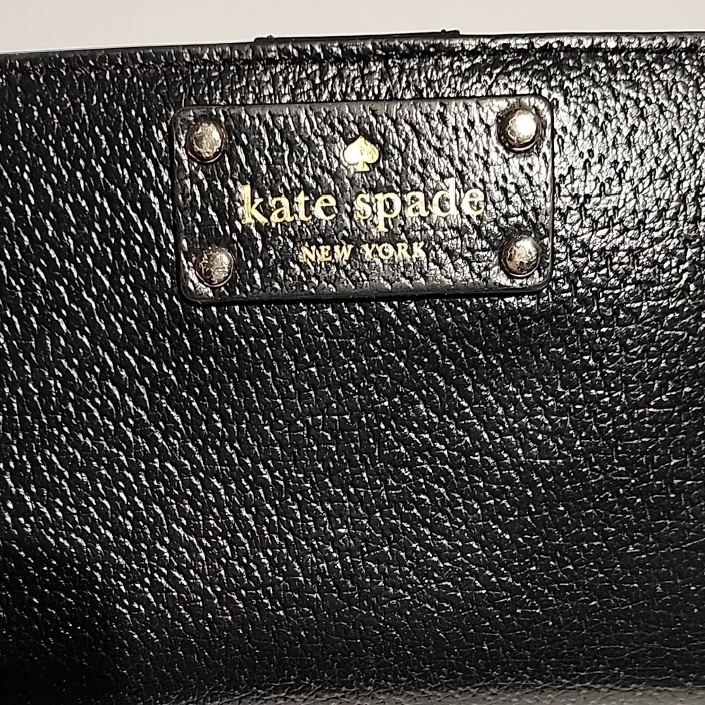 Kate Spade Black Leather Wallet - Picture 2 of 12